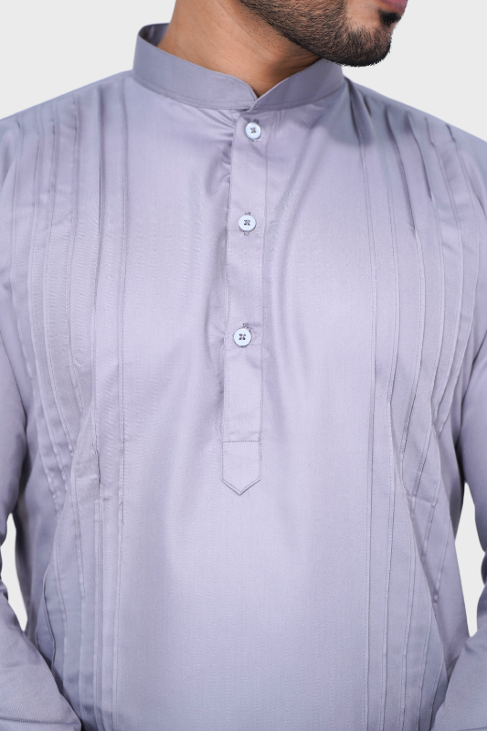 Cotton Giza Short Kurta – Pleeted