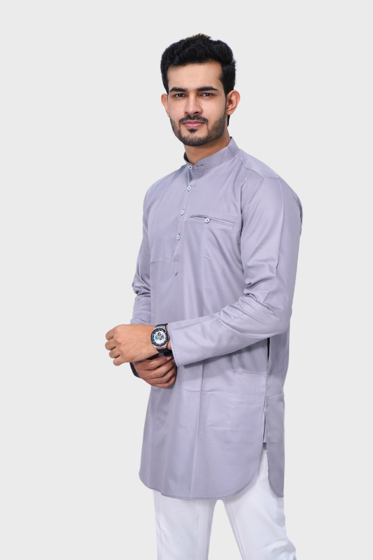 Cotton Giza Short Kurta – Pleeted