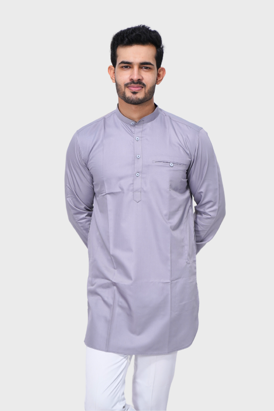 Cotton Giza Short Kurta – Pleeted
