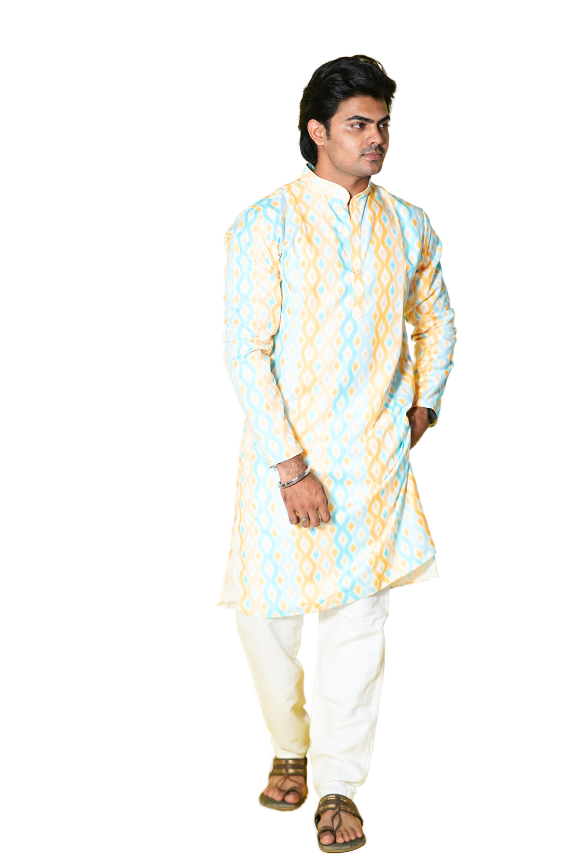 Ikkat Kurta