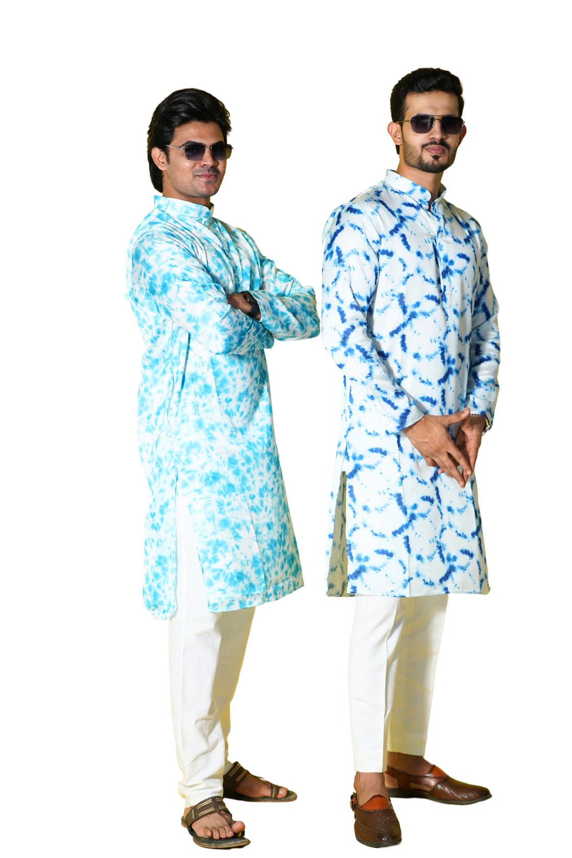 Satin Tie & dye Kurta