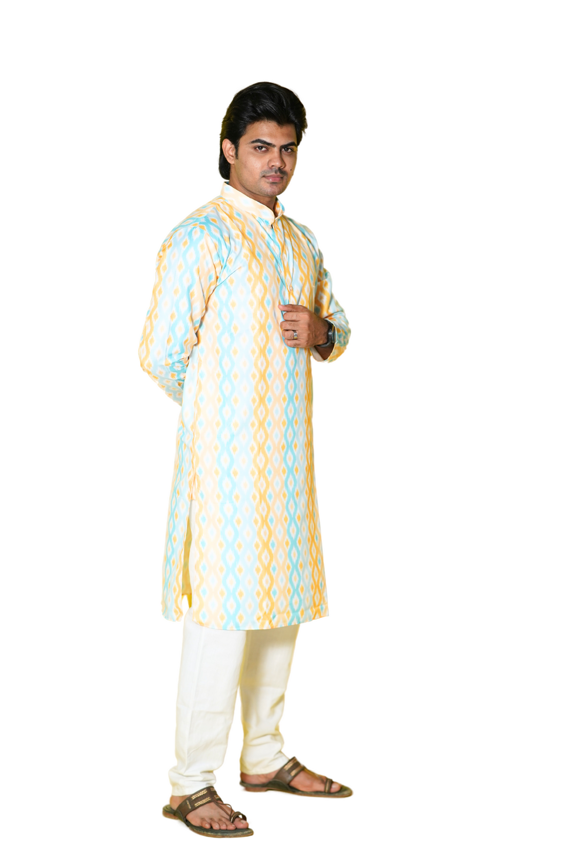 Ikkat Kurta