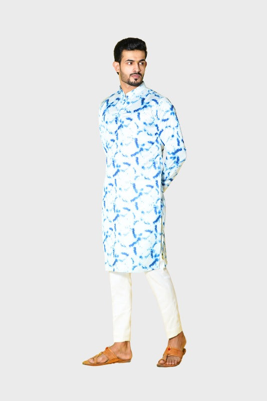 Blue Wave Kurta