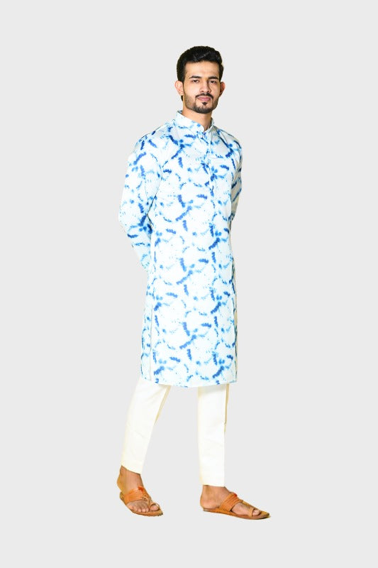 Blue Wave Kurta