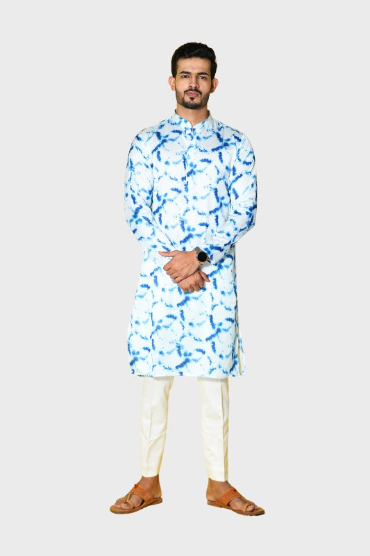 Blue Wave Kurta