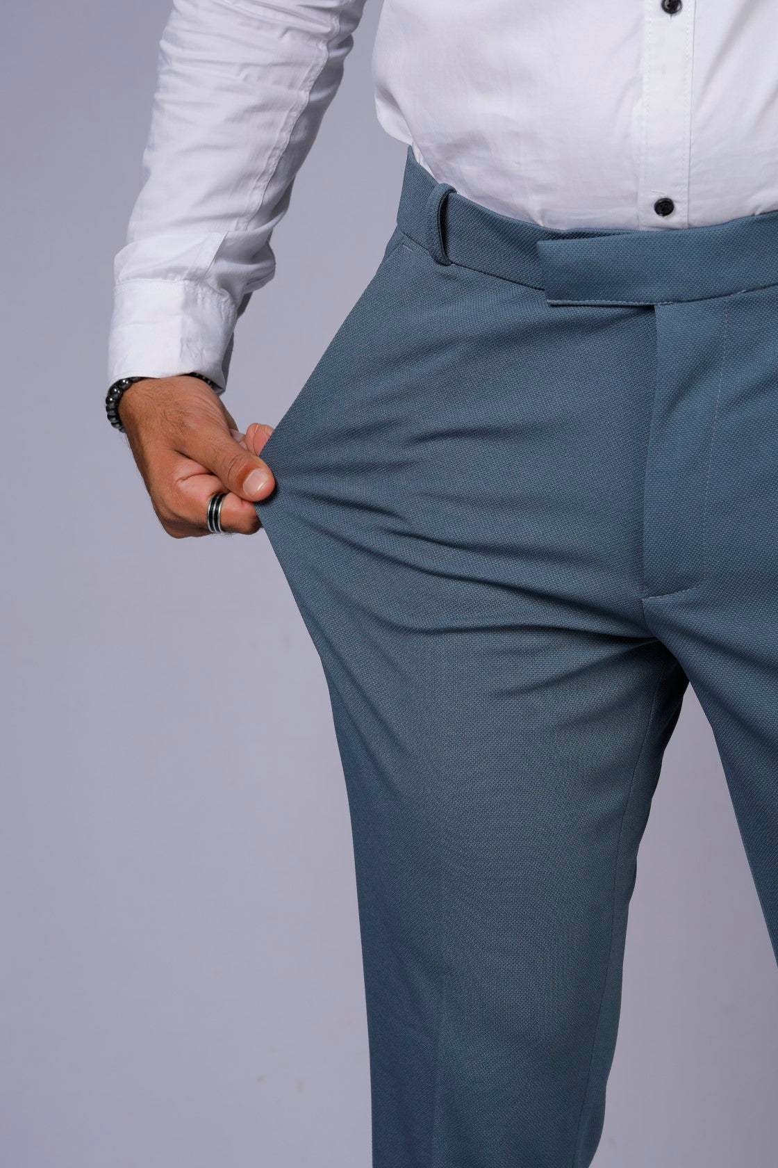 Formal/Casual Wear, Pnet Smart Fit Pant Deep Sky Blue