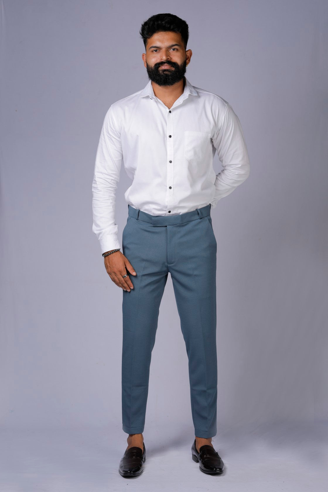 Formal/Casual Wear, Pnet Smart Fit Pant Deep Sky Blue