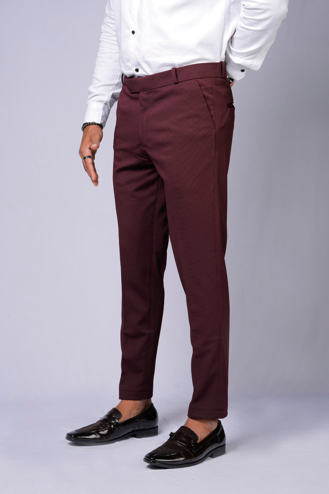 Formal/Casual Wear, Pnet Smart Fit Pant Maroon