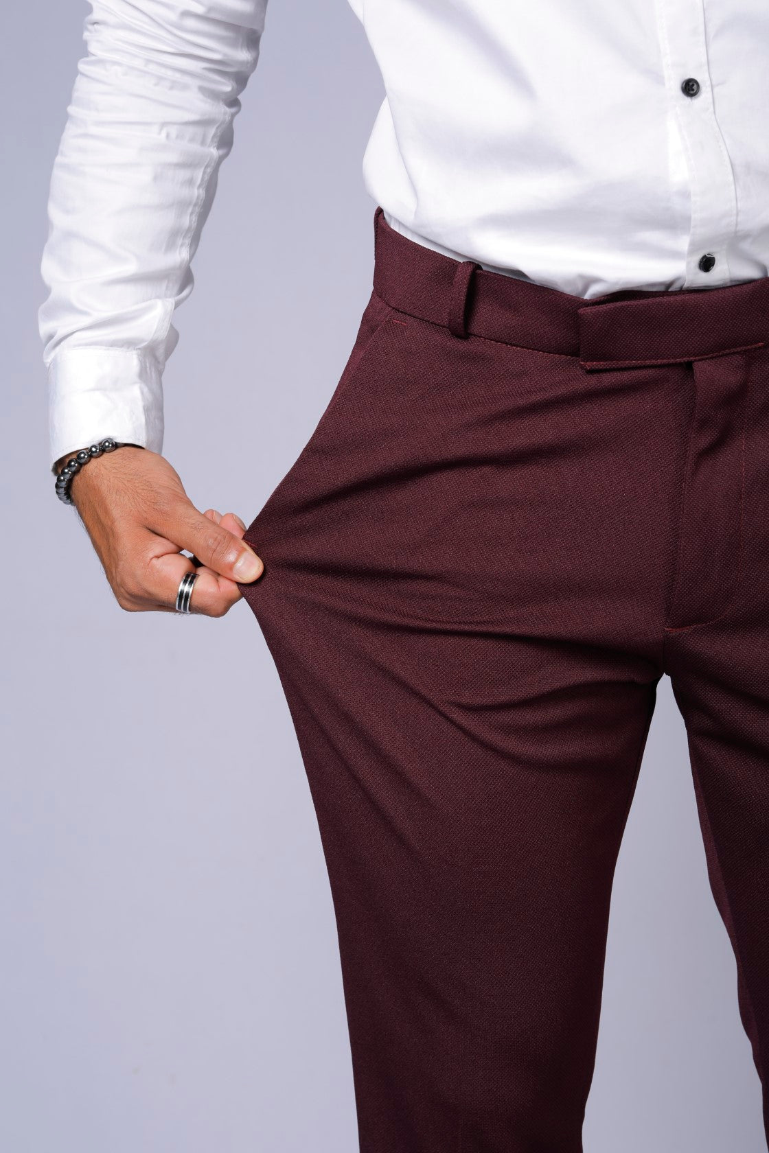 Formal/Casual Wear, Pnet Smart Fit Pant Maroon