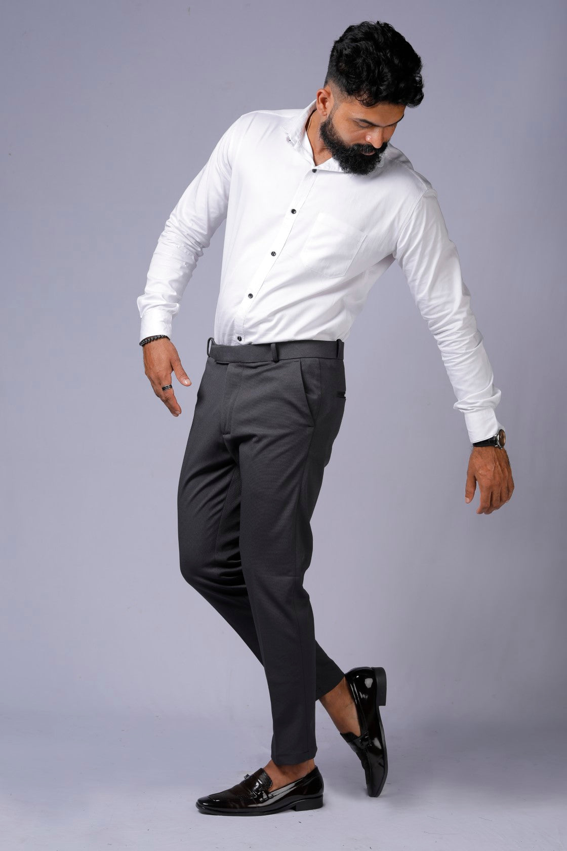 Formal/Casual Wear, Pnet Smart Fit Pant Olive Green