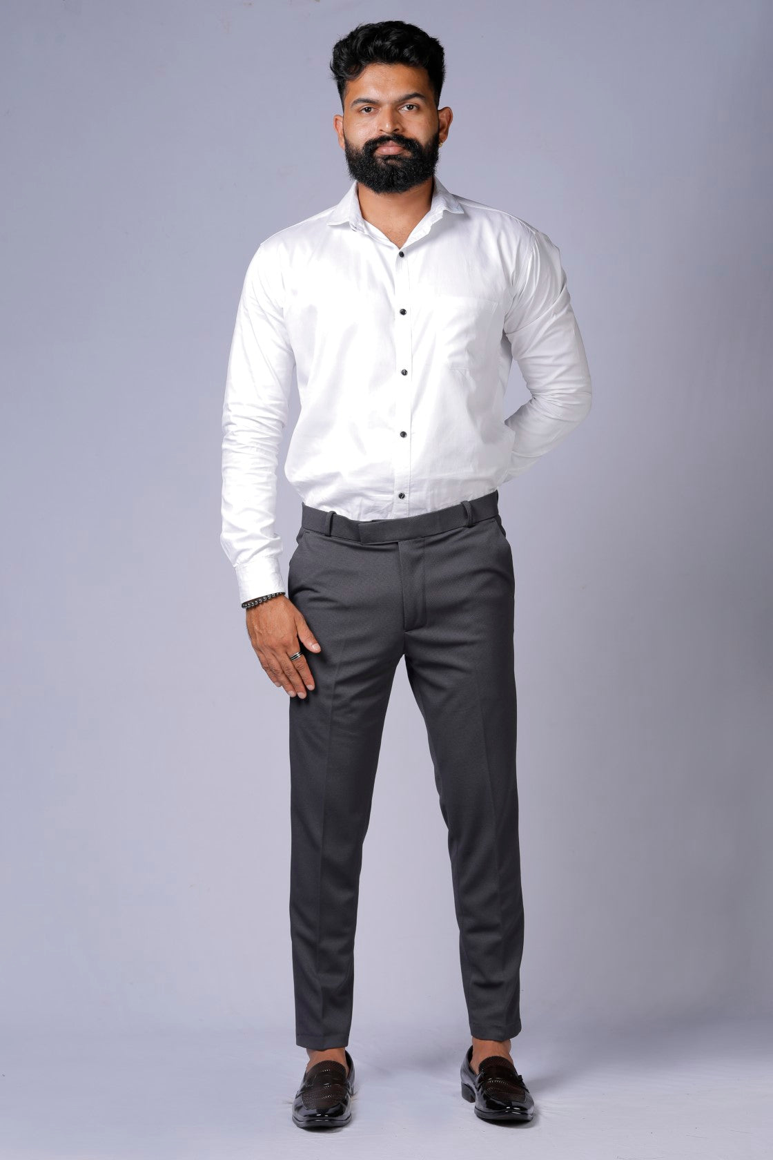 Formal/Casual Wear, Pnet Smart Fit Pant Olive Green