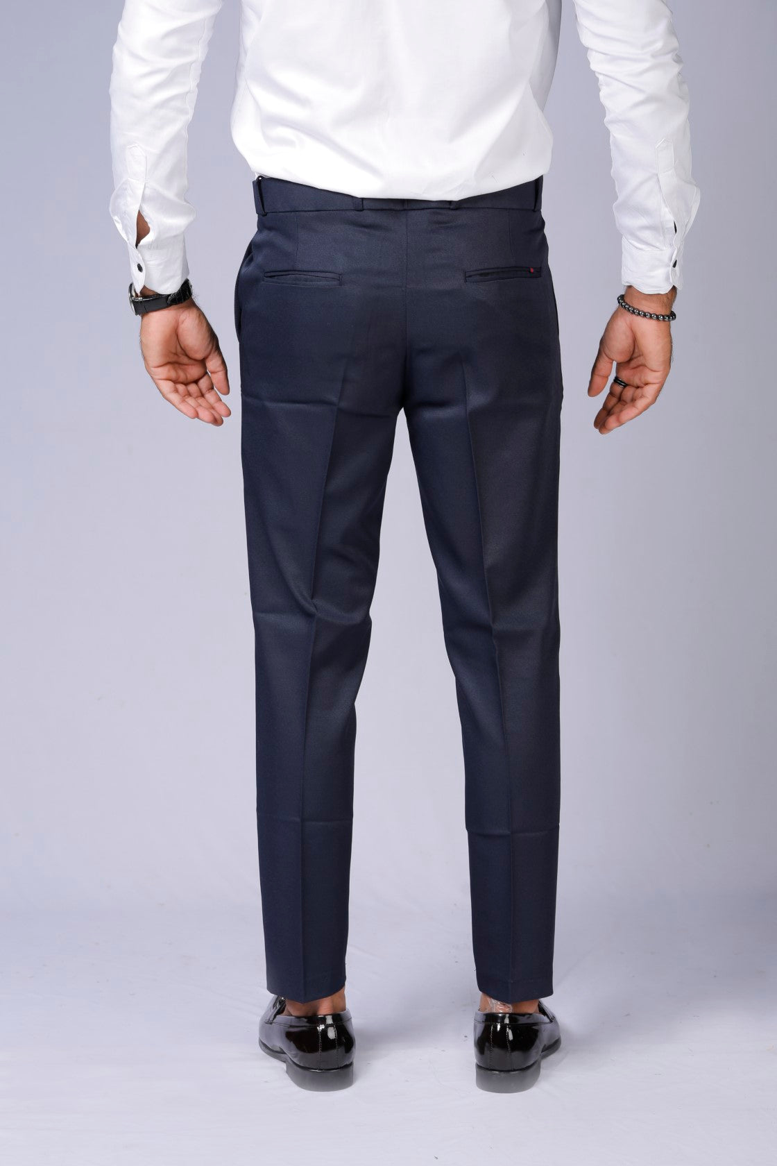 Formal/Casual Wear - Plain Smart Fit Pant Navy Blue