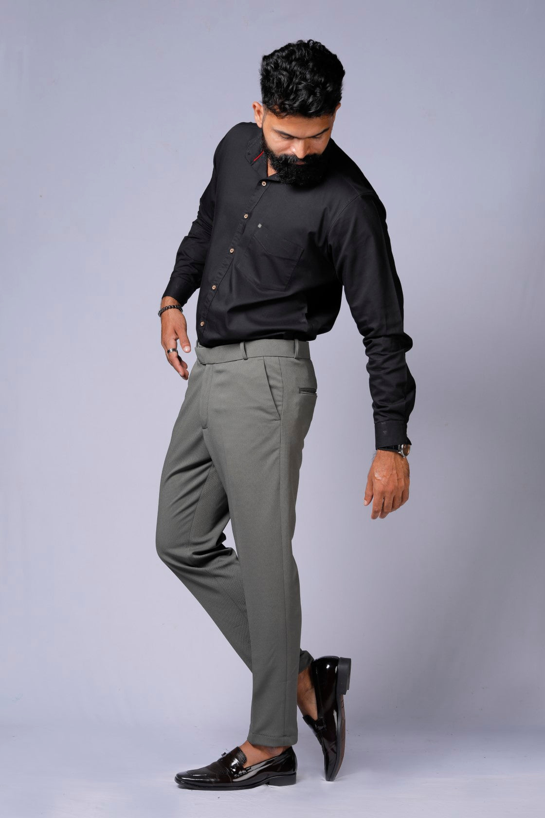 Formal/Casual Wear, Pnet Smart Fit Pant Dark Grey