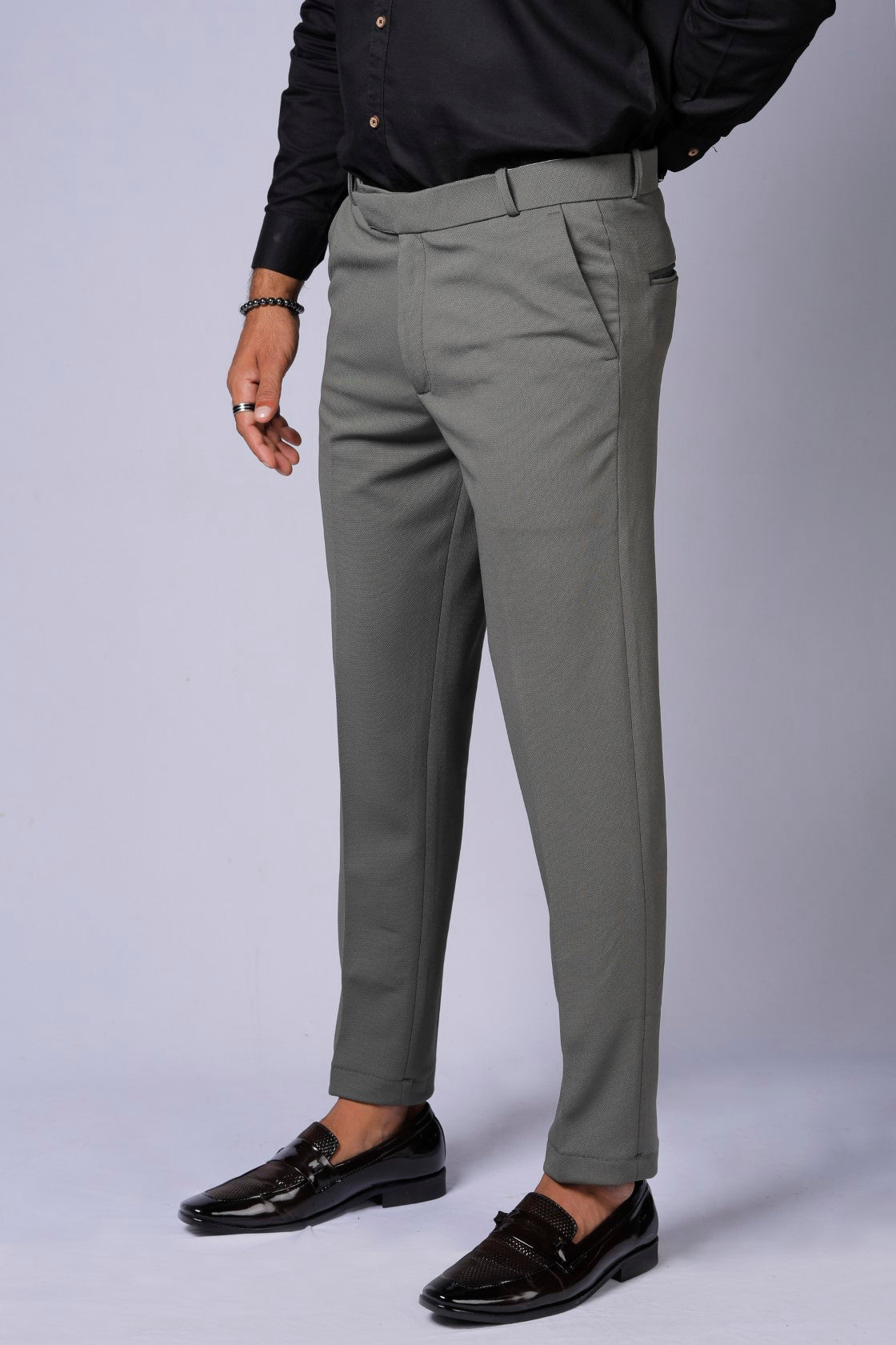 Formal/Casual Wear, Pnet Smart Fit Pant Dark Grey