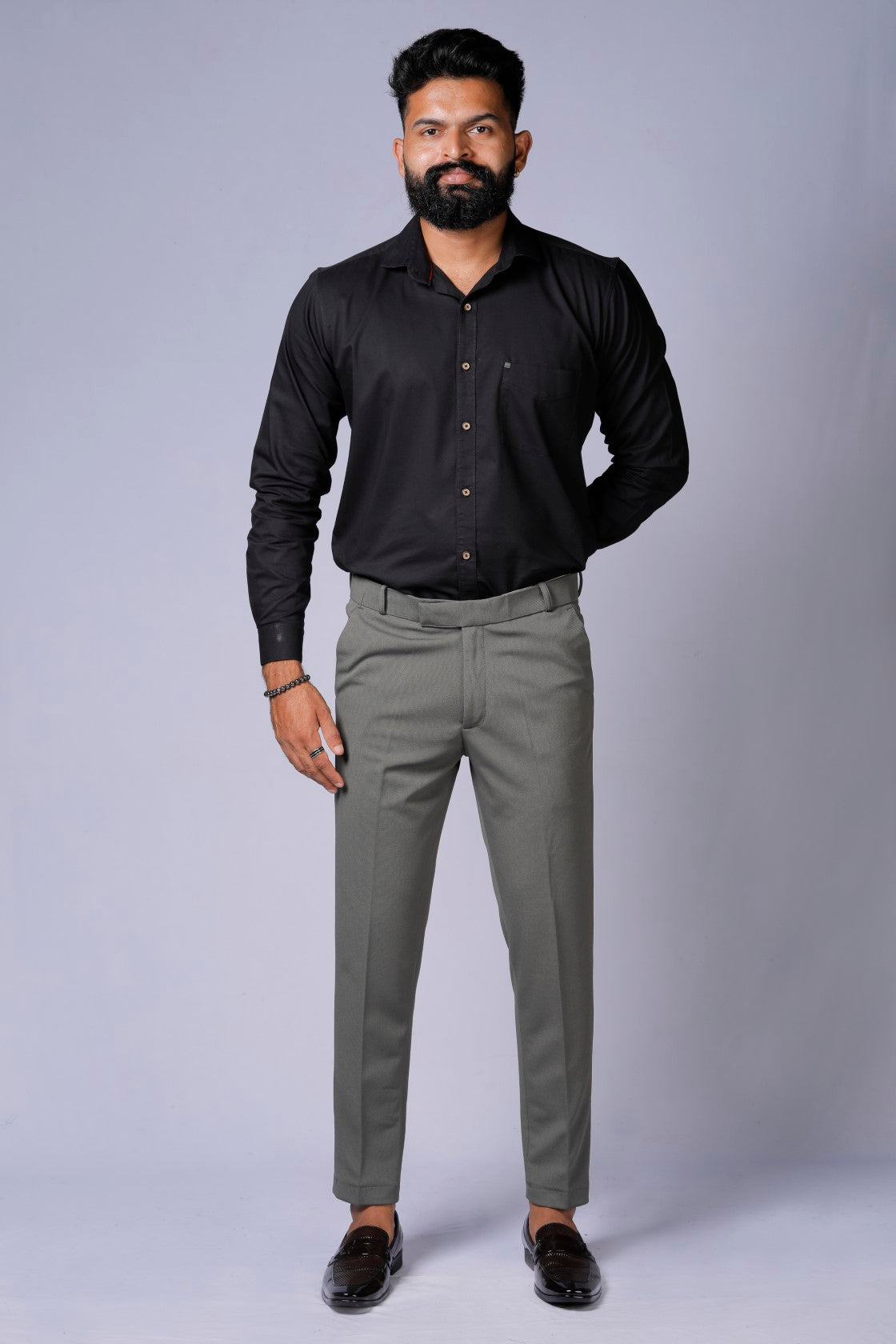 Formal/Casual Wear, Pnet Smart Fit Pant Dark Grey